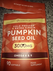 Pumpkin seeds stopped my leaking!