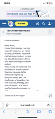 To ask if anyone else has received a donation request PM from cheesecakemunc?