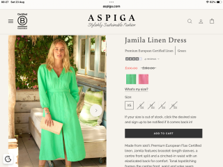 Long sleeved linen dresses that don’t fit like sacks