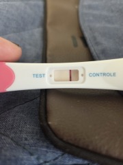 Blood in urine after bfp