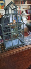 How do I furnish this cage?
