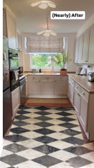 To feel deflated about DIY kitchen makeover