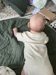 Tummy time - arms falling out