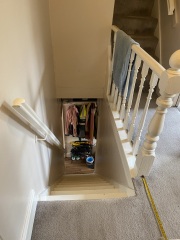 PLEASE help me with child proofing my stairs! Struggling