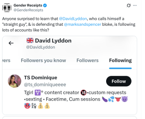 M&S apologises over trans employee in bra department (Telegraph)