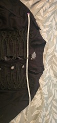 V neck occasion dress flattering for short size 12 lady