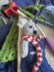 Woolly Hugs. Desperately sad news we are afraid. Making a Blanket for lovely Swashbuckled whose son has tragically died.