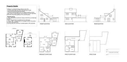 Extending & Buying Home on Green Belt