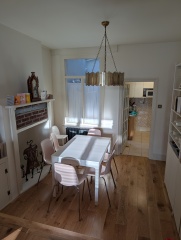 Turn beautiful second reception room into mediocre kitchen / diner?