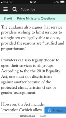 About Gender neutral loo