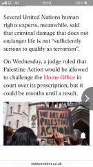 Do the people being arrested for Palestine Action not know about the sledgehammer attack?