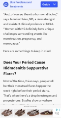 Itchy sore armpits after shaving (before period)