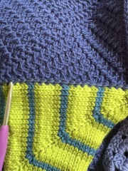 Woolly Hugs. Desperately sad news we are afraid. Making a Blanket for lovely Swashbuckled whose son has tragically died.