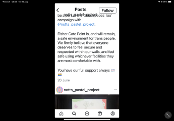 Nottingham Die-In on 16 August