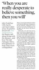 Thread 12: To feel disappointed after reading this in The Observer about the author and her husband from The Salt Path book and film?