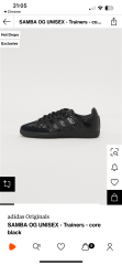 Trainers: black with black sole, leather