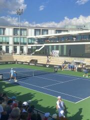 TENNIS: Onward to the US Open. Take your seats quickly please.