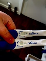 Not sure if I am pregnant ? Not full dark lines ? Dye run ?