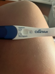 Pregnancy test (positive or negative)