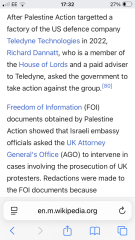 Do the people being arrested for Palestine Action not know about the sledgehammer attack?