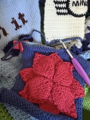 Woolly Hugs. Desperately sad news we are afraid. Making a Blanket for lovely Swashbuckled whose son has tragically died.