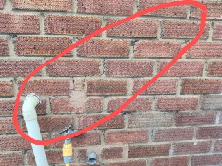 Step crack on kitchen wall