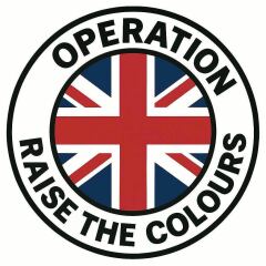 What is going with the flag being painted everywhere?