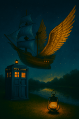 The Autumn Bluestocking - mist, mellow fruitfulness and hot chocolate!