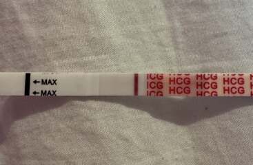 Brown staining after bfp