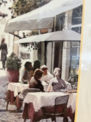 Same scene in different paintings.. fake? Pic imcluded