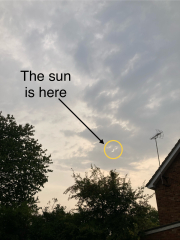 That today's forecast for the South and South East of England was and is very wrong
