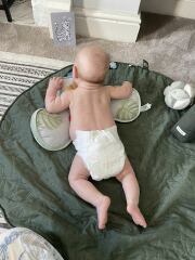 Tummy time - arms falling out