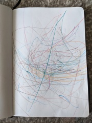 Scribbles and mark making