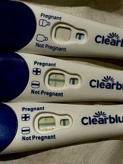 Not sure if I am pregnant ? Not full dark lines ? Dye run ?