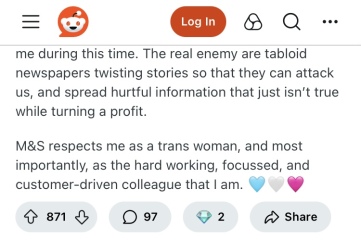 Misinformation correction: M&S Staff