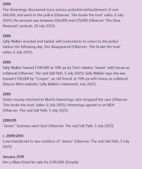 Thread 12: To feel disappointed after reading this in The Observer about the author and her husband from The Salt Path book and film?