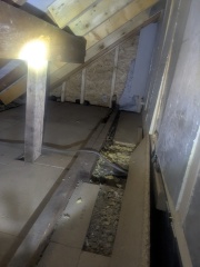 Hip to Gable loft conversion - internal finish on eaves storage