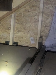 Hip to Gable loft conversion - internal finish on eaves storage