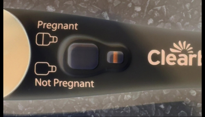 Faint positives then possibly implantation bleed?