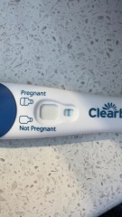 Faint positives then possibly implantation bleed?