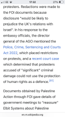 Do the people being arrested for Palestine Action not know about the sledgehammer attack?