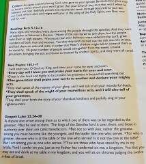 Sharing Sunday services