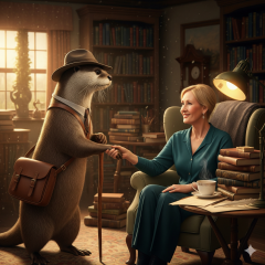 The Autumn Bluestocking - mist, mellow fruitfulness and hot chocolate!