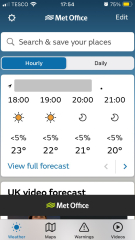 That today's forecast for the South and South East of England was and is very wrong