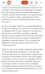Misinformation correction: M&S Staff