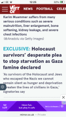 A famine has been declared in Gaza city