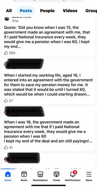 To be angry with people who describe the old age pension as a "benefit"?