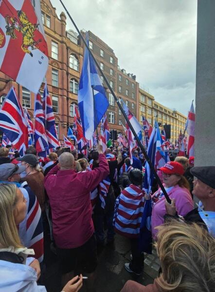 My son has gone on the march