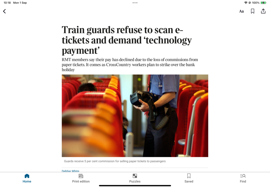 To think this spineless government will give in to grabby train drivers