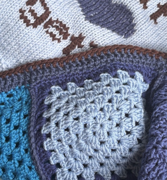 Woolly Hugs. Desperately sad news we are afraid. Making a Blanket for lovely Swashbuckled whose son has tragically died.